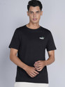 PUMA Solid Men Crew Neck Black T-Shirt