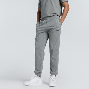 PUMA Solid Men Grey Track Pants
