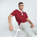 PUMA Solid Men Polo Neck Red T-Shirt