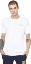 PUMA Solid Men Round Neck White T-Shirt