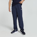 PUMA Solid Printed Men Blue Track Pants