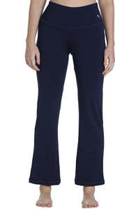 PUMA Solid Women Blue Tights