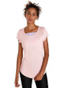 PUMA Solid Women Round Neck Pink T-Shirt