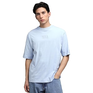 Puma Unisexs Solid Regular Fit Tees