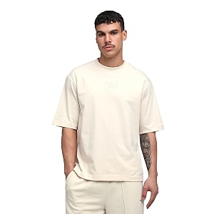 Puma Unisexs Solid Regular Fit Tees