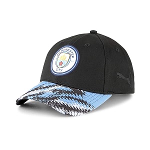 puma unisex-adult baseball cap 2301609 black-team light blue white_x