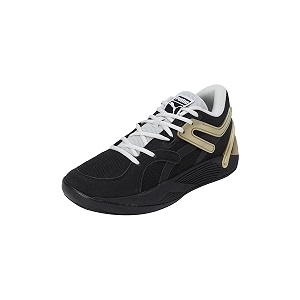 puma unisex-adult trc blaze court black-sedate gray-white-metallic gold basketball shoe - 5 uk 37658232