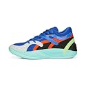 Puma Unisex-Adult TRC Blaze Court Electric Peppermint-Royal Sapphire-Warm Earth Basketball Shoe - 5UK (37658228)