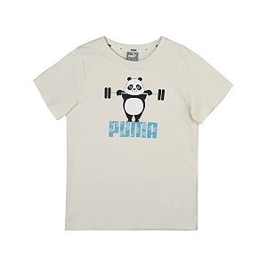Puma Unisex-Kid Printed Regular Fit T Shirt