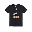 Puma Unisex-Kid Printed Regular Fit T Shirt