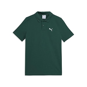 Puma Unisex-Kids Cotton Solid Regular Fit Polos
