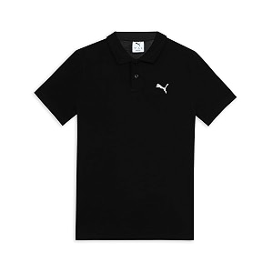 Puma Unisex-Kids Cotton Solid Regular Fit Polos