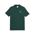 Puma Unisex-Kids Cotton Solid Regular Fit Polos