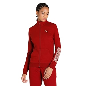 puma women39s cotton blend graphic standard length western regular jacket