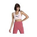Puma Women's Polyester Lightly Padded Wire Free Classic fit Sports Bra Tops