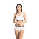PUMA Women's Iconic Racer Back Top, white, XS