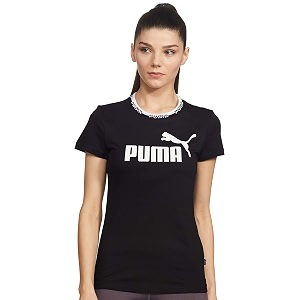 PUMA Womens Cotton Regular Fit T-Shirt