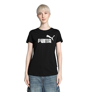 Puma Womens Cotton Regular Fit Letter Print