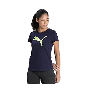 Puma Womens Cotton Regular Fit T-Shirt