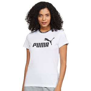 PUMA Womens Cotton Regular Fit T-Shirt