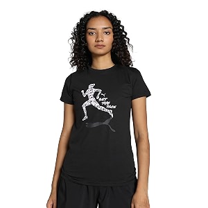 Puma Womens Polyester Regular Fit T-Shirt