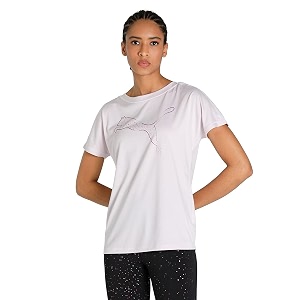 Puma Womens Polyester Regular Fit T-Shirt