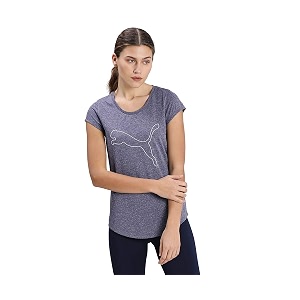 Puma Womens Polyester Regular Fit T-Shirt