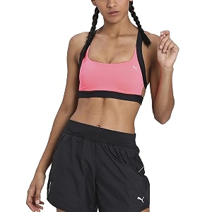 PUMA Womens Polyester Wire Free Sports Bra