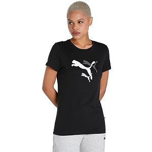 Puma Womens Printed Regular Fit T-Shirt