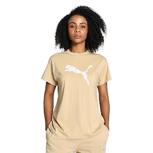 Puma Womens Printed Relaxed Fit T-Shirt