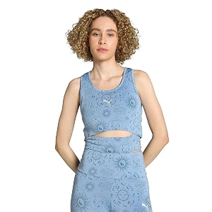 Puma Womens Printed Slim Fit T-Shirt