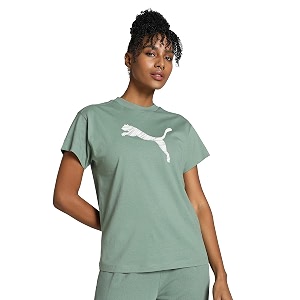 Puma Womens Printed Relaxed Fit T-Shirt