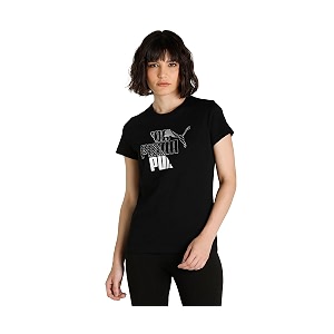 Puma Womens Graphic Regular Fit T-Shirt