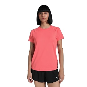 Puma Womens Solid Athletic Fit T-Shirt