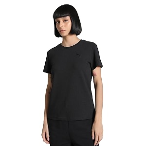 Puma Womens Solid Regular Fit T-Shirt