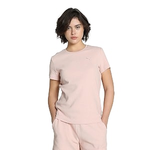 Puma Womens Solid Regular Fit T-Shirt