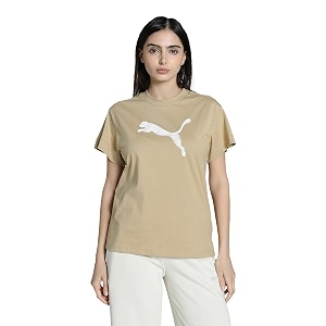 Puma Womens Solid Relaxed Fit T-Shirt
