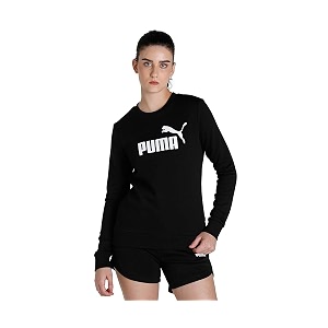 puma women cotton crew neck sweatshirt