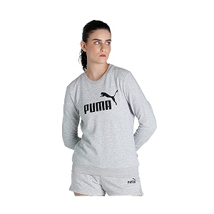 puma women cotton crew neck sweatshirt