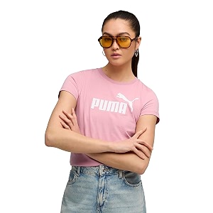 Puma Women Cotton Letter Print Regular Fit