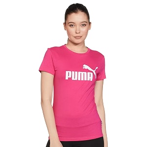 Puma Womens Printed Regular Fit T-Shirt