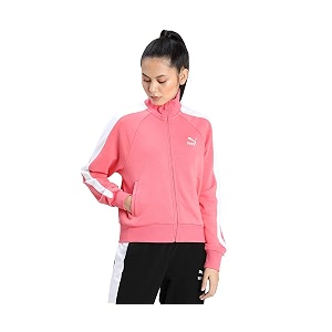 puma womens polyester standard length jacket