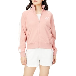 puma womens polyester standard length jacket