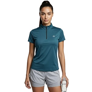 PUMPD Dry Fit Womens Half Zip Activewear