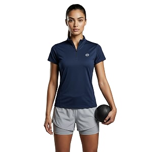 PUMPD Dry Fit Womens Half Zip Activewear