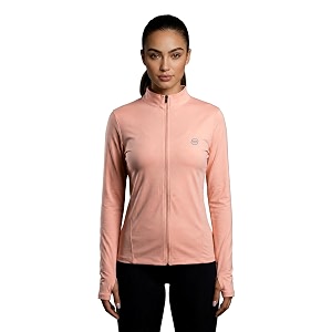pump39d women39s jacket  slim fit  thumb hole open sleeve  with zipper  perfect for workout