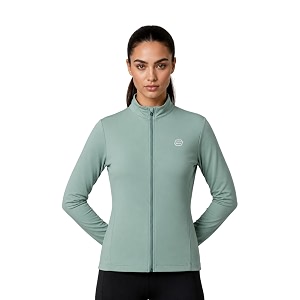 pump39d women39s jacket  slim fit  thumb hole open sleeve  with zipper  perfect for workout
