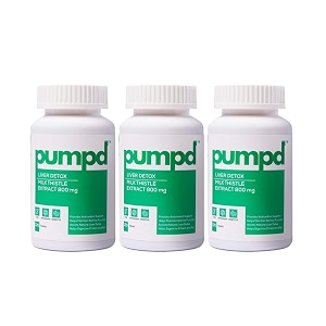 pumpd liver detox supplement for men amp women 360 tablets pack of 3