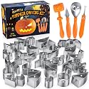 Pumpkin Carving Kit Tools & Stencils Set Halloween Cookie Cutters