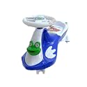 Pumpkin Panda Swing Car Frog - Blue & White